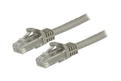 Netværkskabel - StarTech.com 7.5 m CAT6 Cable - Grey Patch Cord - Snagless - ETL Verified - patch cable - 7.5 m - grey - Grå - 7.5m - N6PATC750CMGR