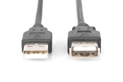 USB kabel - DIGITUS USB 2.0 Extension Cable - 3m - AK-300202-030-S