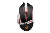 Mus - Conceptronic DJEBBEL 8 - mouse - USB - black silver - Mus - Optisk - 8 knapper - Sølv - DJEBBEL02B