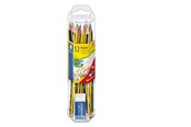 Skrive- og Tegneværktøjer - Staedtler Sæt Blyant + viskelæder- 100% PEFC - 61 120P1
