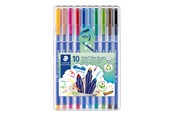 Skrive- og Tegneværktøjer - Staedtler Triplus Color 1,0mm 10 ass/boks - 323 SB10