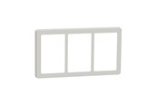 Lauritz Knudsen - LK FUGA Base 63 Design ramme 3x1½ modul, lysegrå - 560D5965