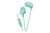 Hovedtelefoner/headset - JVC in-ear høretelefoner med fjernbetjening og mikrofon - Mint - HA-FR15-Z-E