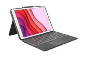 Tastatur - Logitech Combo Touch for iPad 10.2" 7/8/9th Gen - UK - Tastatur & Folio sæt - Engelsk - UK - Grå - 920-009629