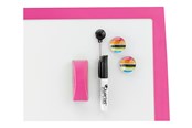Konference & Præsentation - Rexel Whiteboard Small 430x585mm Pink - 2104177