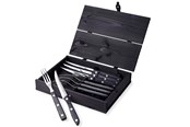 Borddækning - Gense Old Farmer black Steakbestik/grillbestik 8 dele Sort/Stål - 20150