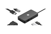 Dockingstation - Microsoft USB-C Travel Hub - docking station - VGA HDMI - 1E4-00003