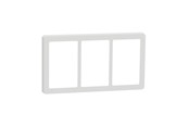Lauritz Knudsen - LK FUGA Base 63 Design ramme 3x1½ modul, hvid - 560D6965