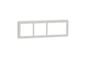 Lauritz Knudsen - LK FUGA Base 63 Design ramme 3½ modul, lysegrå - 560D5435