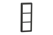 Lauritz Knudsen - LK FUGA Base 63 Design ramme 3x1 modul, koksgrå - 560D8430