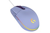 Mus - Logitech G203 LIGHTSYNC - Lilac - Gaming Mus - Optisk - 6 knapper - Lilla med RGB - 910-005853