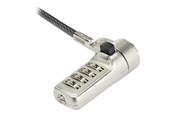 Systemtilbehør (kølepasta mv.) - StarTech.com Laptop Cable Lock - Combination Lock for Wedge Lock Slot security cable lock - LTLOCKNBL