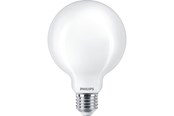 Lyskilder - Philips LED pære Classic Globe Ø95 7W/827 (60W) Mat E27 - 929002370801