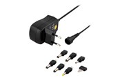 Bærbar Oplader - Deltaco strømadapter 230V til 3-12V DC 600mAh uds - PSR-06A