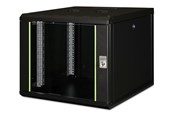 Rack skabe - DIGITUS DN-19 09U-6/6-SW - 9U - Wall Mounting Rack Cabinet - DN-19 09U-6/6-SW