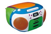 DAB, netværks- og clockradio - Lenco SCD-971 - Portable FM radio CD/Cassette player - Multi colour - FM - Stereo - PA-90