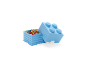 Børneværelse - LEGO opbevaringskasse 4, light blue - 40031736