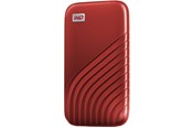 SSD - SANDISK WD My Passport SSD - 1TB - Rød - Ekstern SSD - WDBAGF0010BRD-WESN