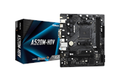Bundkort - ASRock A520M-HDV Bundkort - AMD A520 - AMD AM4 socket - DDR4 RAM - Micro-ATX - 90-MXBE50-A0UAYZ