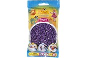 Kreativt Legetøj - Hama Beads Purple 1000 pcs - 207-07