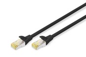 Netværkskabel - DIGITUS CAT 6A S-FTP patch cord - 10m - Sort - 10m - DK-1644-A-100/BL