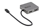 Dockingstation - StarTech.com USB-C Multiport Adapter - USB 3.1 Gen 2 Type-C Mini Dock - USB-C to 4K HDMI or 1080p VGA - 10Gbps USB-A & USB-C Ethernet - docking station - VGA HDMI - DKT31CHVL