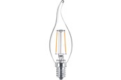 Lyskilder - Philips LED pære Classic Kerte 2W/827 (25W) Klar E14 - 929001238455