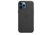 Mobil - Covers & Cases - Apple iPhone 12 Pro Max Leather Case with MagSafe - Black - MHKM3ZM/A