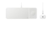 Mobil - Adaptere & Opladere - Samsung Wireless Charger Trio (Incl. Power Adapter) - White - EP-P6300TWEGEU