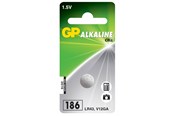 Batteri - GP knapcelle 186-C1, 1,5V, LR43, 1-pak - 102003