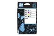 Blæk, Toner & Forbrugsstoffer - HP 932 / 6ZC71AE 4-Pack Color Ink - Blækpatron Color (cyan, magenta, yellow, black, black) - 6ZC71AE