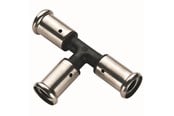 Alu-pex systemer - Henco pres tee pvdf 63 x 63 x 63 mm - 9PK-636363