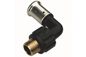 Alu-pex systemer - Henco Presvinkel henco 63x2 90° pres x udv - 5PK-6310-N