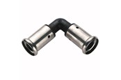 Alu-pex systemer - Henco pres vinkel 90° pvdf 40 x 40 mm - 1PK-4040
