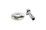 Fittings - Megatherm Unite stopventil 1/2" x 3/8" med 77 mm roset lang version - 744388926