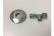 Fittings - Megatherm Unite stopventil 1/2" x 1/2" med 77 mm roset kort version - 744388804