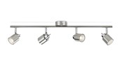 Lamper - Philips Meranti spotskinne, 4xGU10, mat krom - 915005222401