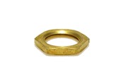 Tilbehør (Ophæng, fatninger, mv.) - Teknisk Belysnings Industri Møtrik m10x1 6-kant messing - 037C0136