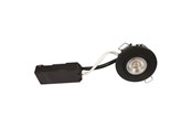 Lamper - Scan Products Luna lp 230v dæmpbar flimmerfri 6.2w 3000k ra95 ip44 mat sort rund. - 10115