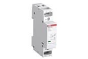 Komponenter til tavler og kasser - ABB Installationskontaktor 2-polet 2no, ac-1 20a ved 55 grader, 250v ac, med manuel omskifter (man-o-aut), styrespænding 24v ac/dc - 1SBE122111R0120