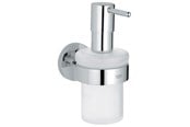 Badeværelsestilbehør - Grohe Essentials sæbedispenser med holder, krom - 40448001