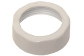 Reservedele & tilbehør til armaturer - Megatherm Omløber 1 1/4" hvid plast - 750373332