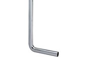 Reservedele & tilbehør til armaturer - Megatherm Afløbsrør 90° 32 x 130 x 250 mm forkromet - 750221010