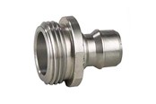 Slanger, koblinger, beslag og tilbehør - Nito 3/4" Rustfri Koblingsnippel 3/4" med 3/4" udvendig RG - 64611A3