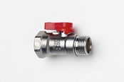 Fittings - IMI Hydronic Kuglehane TA 400 1/2" muffe/nippel rødt greb - 58400715