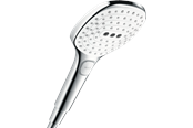 Brus og monteringstilbehør	 - Hansgrohe Raindance Select E 120 håndbruser, 3 stråletyper, hvid/krom - 26520400