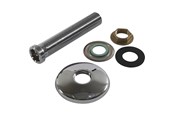 Brus og monteringstilbehør	 - Megatherm Tilgangsstykke 120 mm ll 3/4" x 1/2" med roset Ø70 - 728214004