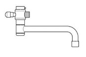 Reservedele & tilbehør til armaturer - Børma tud ecomix 02 med omskifter 1/2 x 400mm - F960724AA