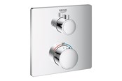 Brus og monteringstilbehør	 - Grohe Grohtherm Forplade til Rapido SmartBox hovedbruser + håndbruser, krom - 24079000