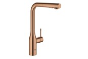 Blandingsbatterier og armaturer - Grohe Essence køkkenarmatur med udtræk, poleret warm sunset - 30270DA0